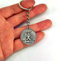 Satan Goat Mendes Gift Altar Baphomet keychains for women man gift