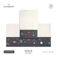 KOTOMORI Space Handuk Mandi Anak dan Bayi 60 x 120 cm Space White
