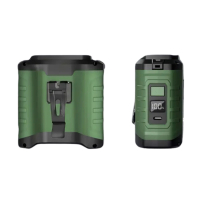 SAVE-Z - YBN-609 - 二合一便攜式風扇+10000mAh外置充電器- 军绿色