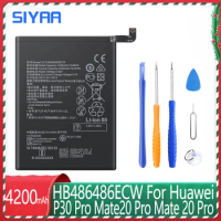 SIYAA HB486486ECW Battery 4200mAh For Huawei P30 Pro Mate20 Pro Mate 20 Pro High Quality Replacement Mobile Phone Bateria+Tools