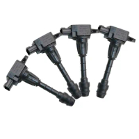 4PCS Ignition Coil For Nissan Cube March III Micra 03-10 K12 Note E11 Ignition Coil 22448-AX001 22448AX001 AIC6207F