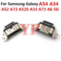 100PCS Original For Samsung Galaxy A54 A34 A336B A52 A72 A52S A33 A73 4G 5G USB Charging Charge Port Dock Socket Connector