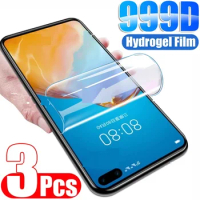 Three full cover hydrogel films for Huawei Mate 30 20 50 Pro Lite screen saver