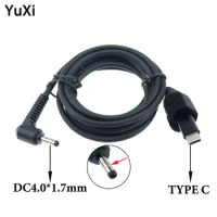 USB Type C to DC 4.0*1.7mm Converter Laptop Power Adapter Converter for Lenovo YOGA 510 710 MIIX5 7000 Air 12 13 ideapad 320