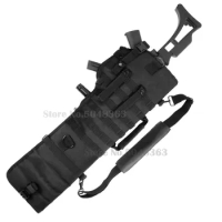 Tactical Rifle Scabbard Shoulder Carry Bag Hunting Airsoft Gun Holder Heavy Duty Long Gun Holster Airsoft Gear