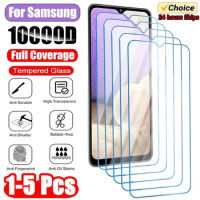 1-5Pcs Tempered Glass For Samsung Galaxy S24 Ultra A54 A14 A13 A53 A34 A33 A52 5G S23 Plus Screen Protector on Samsung A32 S21