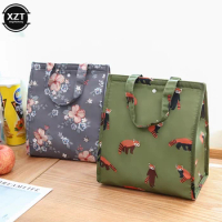 Waterproof Cooler Lunch Box Portable Insulated Canvas Lunch Bag Thermal Food Picnic Tote Cooler Bag Lunch Bags For Women kids
