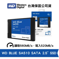威騰 WD Blue 藍標 SA510 4TB SATA SSD 2.5 吋 (WD-SA510-4TB)