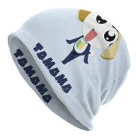 Private Tamama Reporting Knitted Hat Warm Beanie Outdoor Caps Sgt Frog Tamama Private Cute Anime Cartoon Army Keroro Gunsou
