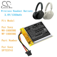 Cameron Sino 1200mAh Wireless Headset Battery for Sony WH-1000XM5 WF-1000XM5 SP723741