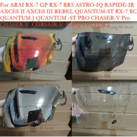 Visor for ARAI RX-7 GP RX-7 RR5 ASTRO-IQ RAPIDE-IR AXCES II 2 III 3 REBEL QUANTUM-ST QUANTUM-J QUANTUM-ST PRO CHASER-V Pro RX-Q