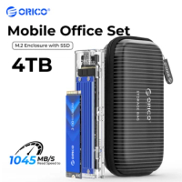 ORICO External SSD 256GB 512GB 1TB 2TB 4TB M2 NVMe SSD with M.2 Enclosure PSSD for Mobile Office Laptop Desktop PC