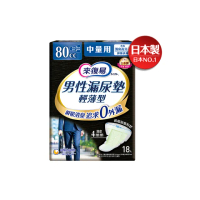 【來復易】男性漏尿墊輕薄型(20cc少量/80cc中量/200cc特多量)