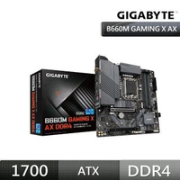 【GIGABYTE 技嘉】B660M GAMING X AX DDR4 主機板