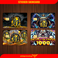 Stiker Atm Stiker Kartu Skincard Stiker Scatter Hitam Stiker Mahjong Tinggal Tempel