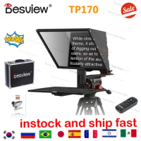 Bestview TP170 Portable Universal Teleprompter for DSLR Photo Studio for iPad Smartphone Interview Teleprompter Video Camera