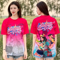 2568 Songkran shirt Women summer short sleeve t shirt Ladies Short Sleeve T shirt Hawaiian shirt Son