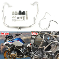 For BMW R1250GS ADV Adventure 2019-2020 Stainless Steel Upper Crash Bar Extensions Motorcycle Engine Guard Bumper Protectoion