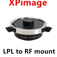 LPL Full Frame Cine Lens to Canon EOS RF Mount Camera for LPL-RF Adapter RP R6 R7 R10 R5C RED KOMODO V-RAPTO. XPiamge Adapter