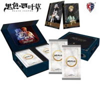 Black Clover Cards Collection Booster Packs Box Collection figure Anime Table Playing Games Kids Toys Birthday Gif