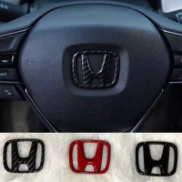 ราคาต่อ 1 ชิ้น โลโก้ฮอนด้าติดพวงมาลัย แบบครอบทับ ขนาด 5 * 4 cm honda steeringwheel logo cover for ci