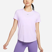 Nike AS W NK ONE CLASSIC DF SS TOP [FN2799-512] 女 短袖 上衣 反光 紫