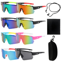 Bicycle Sunglasses Versatile Polarized Sunglasses Lightweight Windproof Cycling Sunglasses UV 400 Protection for Running Fishing