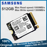 Samsung PM991a 512GB 1TB SSD M.2 2230 Internal Solid State Drive PCIe PCIe 3.0x4 NVME SSD for Microsoft Surface Pro 7+ Steam