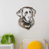 Silhouette Dog Decor for Wall Decoration House Outdoor Present