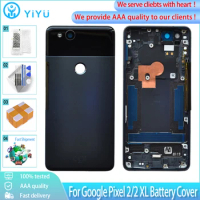 ORI For Google Pixel 2 XL Back Battery Cover Door Rear Glass Housing Case Replacement Parts Google Pixel XL Battery Cover