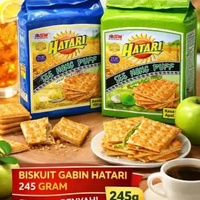 BISKUIT GABIN HATARI,245 gr rasa kelapa