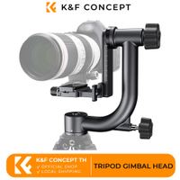 K&f Concept หัวกิมบอลขาตั้งกล้อง Tripod Gimbal Head Weight capacity 44 lbs. 20 kg. 360 degree ° Pant