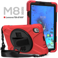 Case For Lenovo Tab M8 8" TB-8705F 2020 Cover Shockproof Armor Heavy Protective Rugged Duty Tablet Case For Lenovo TB-8705F Case