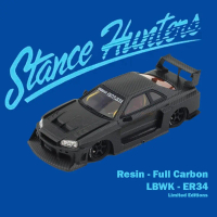 Resin Stance Hunters MiniScale 1:64 Full Carbon Nissan Skyline ER34 LBWK