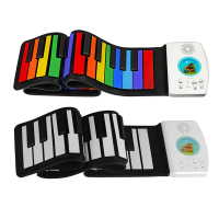 Roll Up Piano Digital Silicone Roll Up Keyboard Piano Toy Electronic Organ