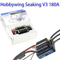 Hobbywing SeaKing 180A V3 2-6s Waterproof Brushless ESC Water Cooling With 6V/5A BEC System For RC Racing Boat