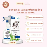 [ALKIN LAB]  Dung Dịch Sát Khuẩn & Khử Hôi Alkin Lab 500ml  Khử Trùng Chuồng Lồng Chó Mèo