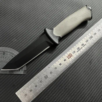 Outdoor Camping Survival, Self Defense, Outdoor Survival Tactics, Straight Knife, Popular Swiss High Hardness Army Knife