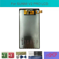 100% Tested New For SUNMI V2 PRO LCD Display With Touch Screen Digitizer Assembly Replacement With Tools