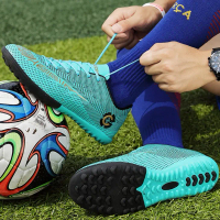 Futsal Shoes, NK, For Men, Light Blue Color, Suitable for Outdoor Activities, Turf and Indoor Footba