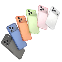 Ốp lưng chống va đập kiểu matte kèm túi khí hình vuông cho iPhone 16/17 Pro Max/15/14/13/12/11, bảo 