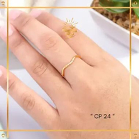 CINCIN EMAS PIPA MODEL POLOSAN TANPA PERMATA EMAS ASLI EMAS ASLI EMAS MUDA KADAR 8K (375) CINCIN PIP