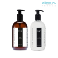 【ALLEGRINI 艾格尼】ONE系列 潔淨沐浴水嫩組(精華沐浴露 500ml + 精華潤膚乳 500ml)