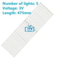 8pcs LED strips for Jvc 49 TV Si49fs 5leds