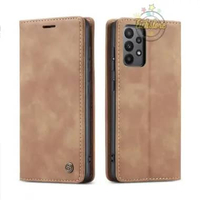 Casing untuk Hp Samsung A52 Super Wallet Pro Case PE Leather Full 360 Degree TPU Waterproof Brown