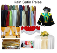 ( Per 1 Meter) KAIN SATIN PELES KAHATEX SATEN FURING 1 meter x 150 cm Kain Dekorasi Abutai