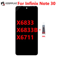 For Infinix Note 30 LCD Display Screen Replacement Touch For Infinix X6833 X6833B X6711 LCD + Glue