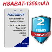 HSABAT Battery for Nokia 1350mAh BLB-2 3610 5210 6500 6510 7650 8210 8250 8310 8850 8890 8910