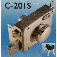 COE 隱藏式白鐵四段鎖 C-201S大轉鈕 裝置距離60mm 孔徑35mm 門厚30~50mm