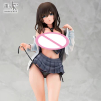 26CM Anime Daiki Kougyou Sex Symbols Kuromine Aya 1/6 Nure JK Sexy Girl PVC Action Figures Hentai Collection Model Toys Gift
